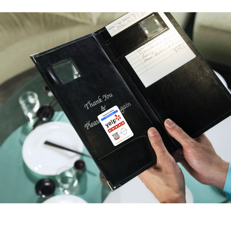 google review card restaurant